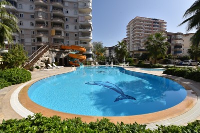 Трехкомнатная квартира в Махмутларе, с видом на горы фото 6