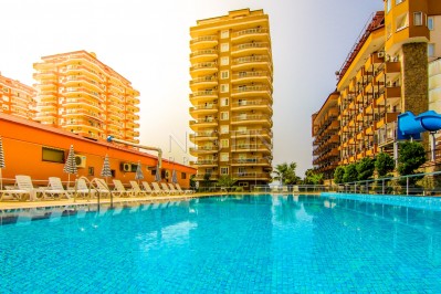 Квартира 2+1 в районе Махмутлар с видом на Средиземное море и горы фото 1