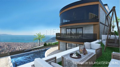 Роскошная Вилла 5+2 с видом на Средиземное море фото 2