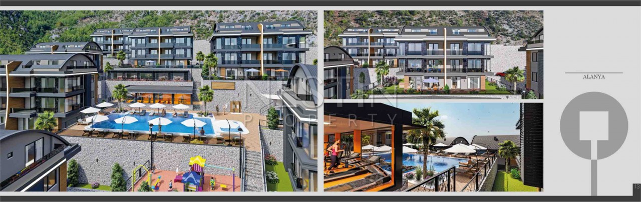 Шикарный комплекс класса люкс с видом на море в городе Аланья фото 3