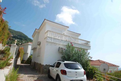 Вилла 3+2 в районе Бекташ с прекрасным видом на Средиземное море фото 3