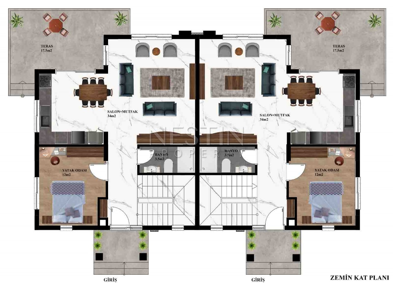 Инвестиционный проект Эковилл в районе Каргаджак с рассрочкой фото 34