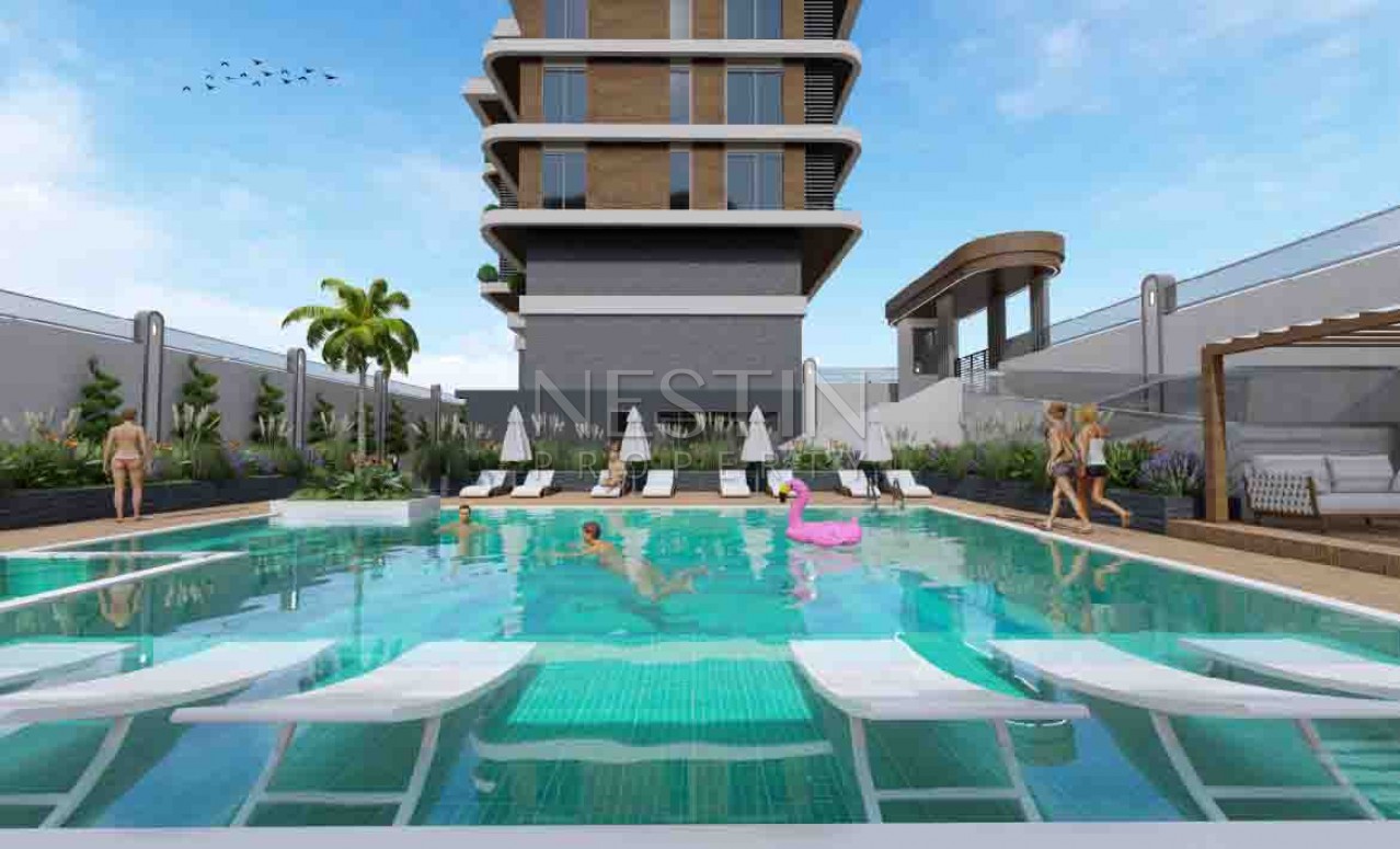 Новый проект комплекса в районе Кестель всего в 150 м от Средиземного моря фото 8