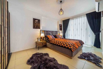 Большая квартира 2+1 в районе Махмутлар с новой мебелью фото 11