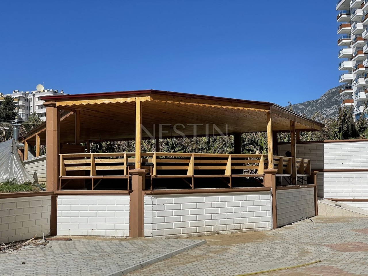 Большой пентхаус 4+1 в районе Махмутлар с видом на горы фото 6