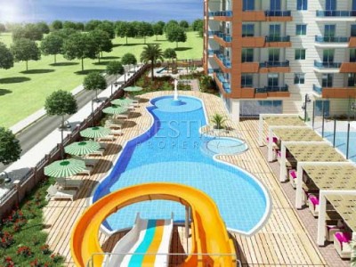 Квартира 2+1 в районе Махмутлар с прекрасным видом на горы фото 3