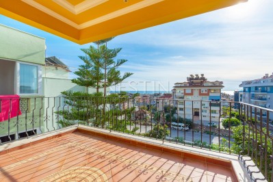 Вилла 3+1 с видом на Средиземное море в центре Алании фото 5