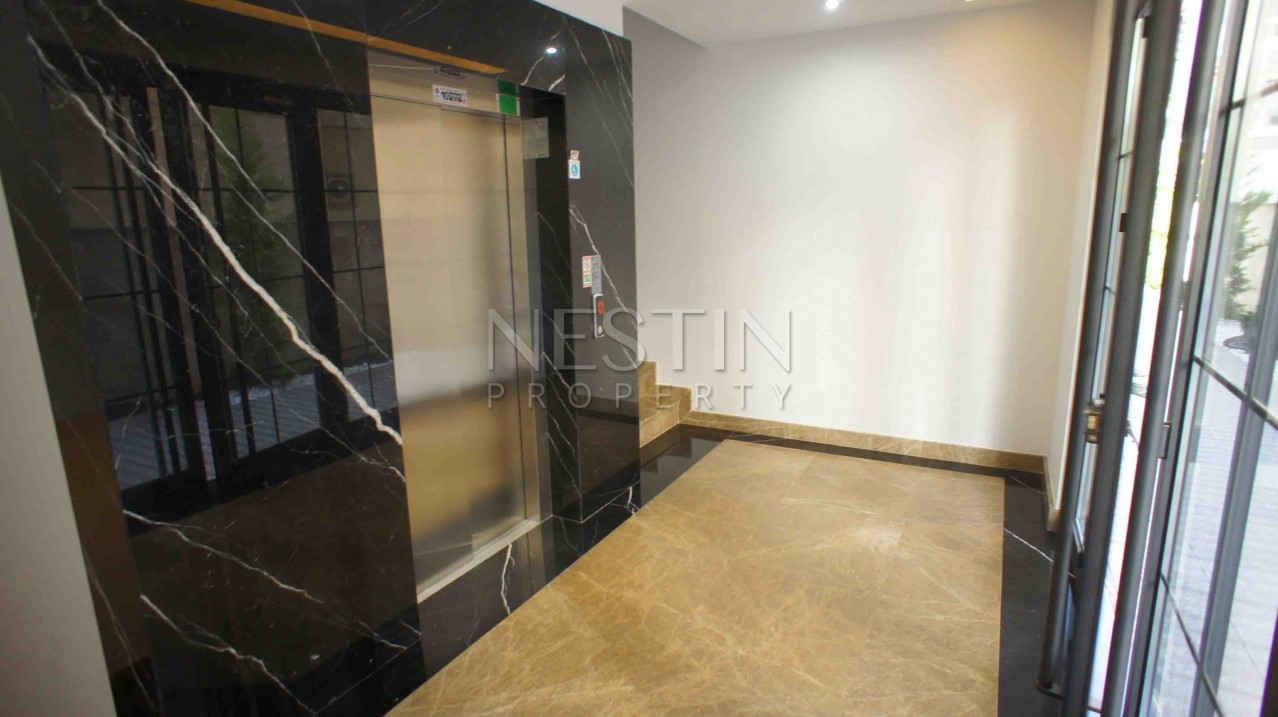 Квартира 3+1 с частичным видом на море в городе Аланья фото 11