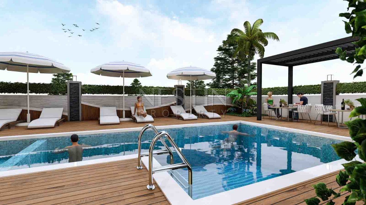 Пентхаусы 2+1 и 3+1 в комплексе на стадии строительства в районе Оба фото 4