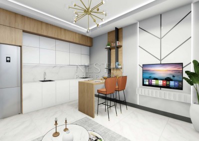 Пентхаусы 2+1 и 3+1 в комплексе на стадии строительства в районе Оба фото 16