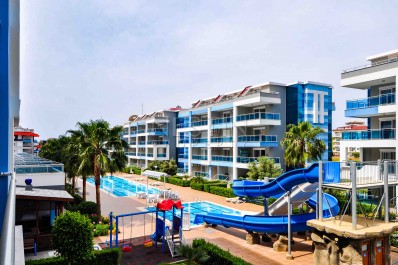 Садовый дуплекс 2+1 в районе Кестель в прекрасном жилом комплексе фото 23