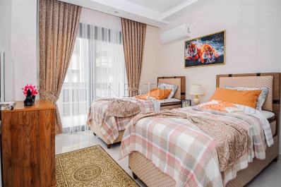 Садовый дуплекс 2+1 в хорошем жилом комплексе в районе Каргыджак фото 11