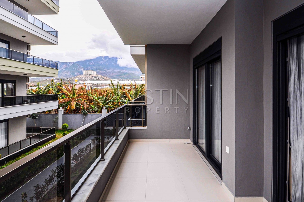 Садовый дуплекс 2+1 в хорошем жилом комплексе в районе Каргыджак фото 20