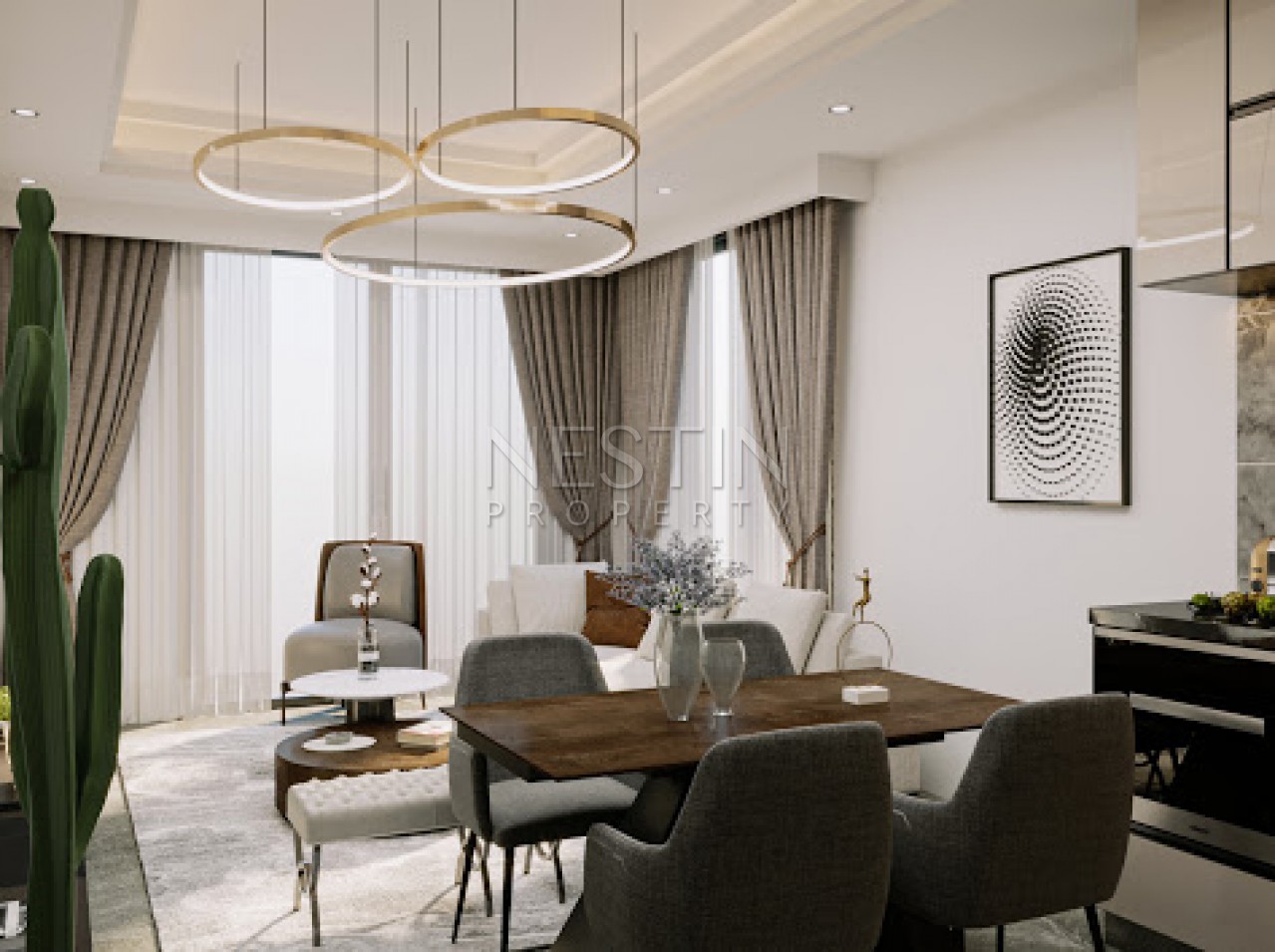 Новый комплекс в Махмутларе с богатой инфраструктурой фото 19