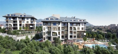 Квартиры различной планировки в новом современном комплексе в районе Оба фото 1