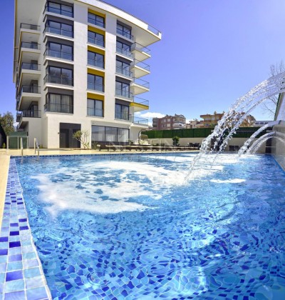 Квартира 1+1 с мебелью в районе Оба в 50 метрах от моря фото 1