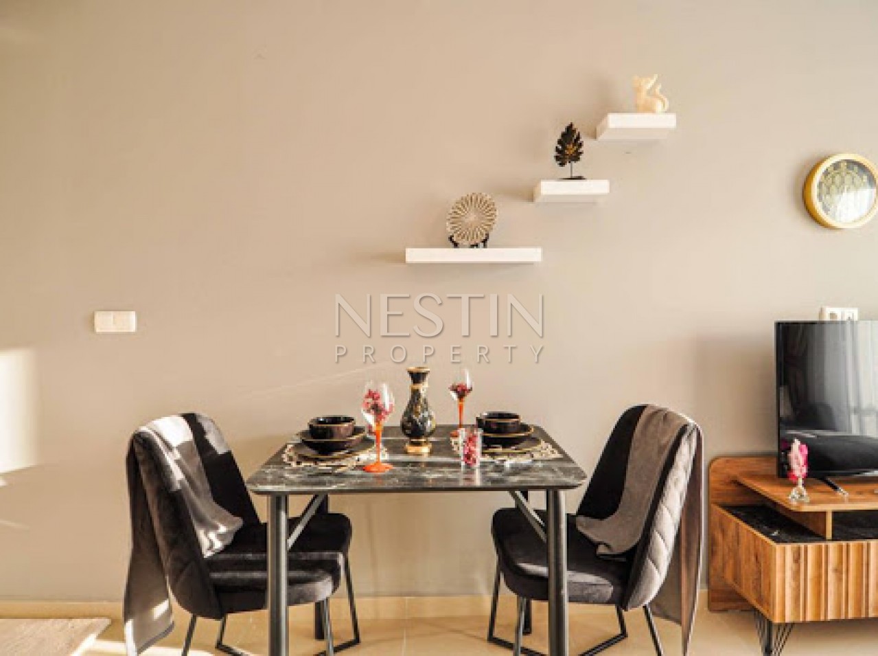 Квартира студия 1+0 в районе Махмутлар с видом на море фото 11