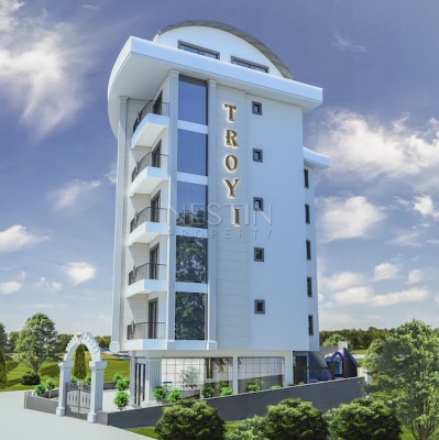 Новый жилой комплекс в районе Тосмур в 300 м от моря фото 3