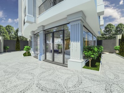 Новый жилой комплекс в районе Тосмур в 300 м от моря фото 4