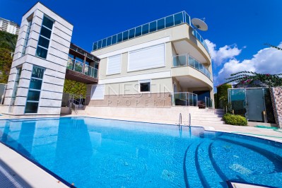 Большая Вилла люкс класса 7+1 в районе Каргыджак с видом на море и горы фото 6