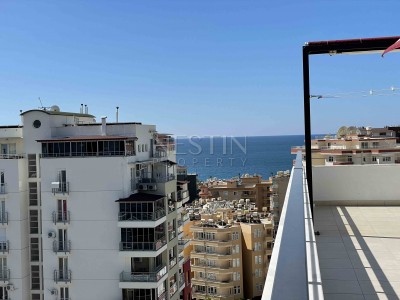 Просторный Пенхаус 3+1 в райоен Махмутлар с видом на море фото 25