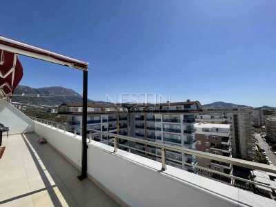 Просторный Пенхаус 3+1 в райоен Махмутлар с видом на море фото 26