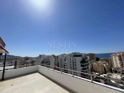 Просторный Пенхаус 3+1 в райоен Махмутлар с видом на море фото 32