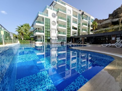 Квартира 1+1 в районе Кестель в 200 м от моря фото 1