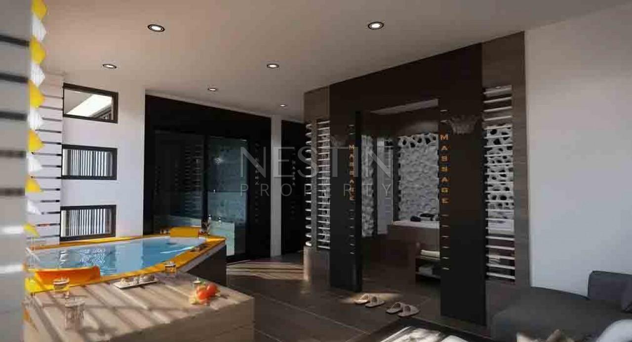 Новый жилой комплекс на стадии строительства с инфрастуктурой в районе Махмутлар фото 2