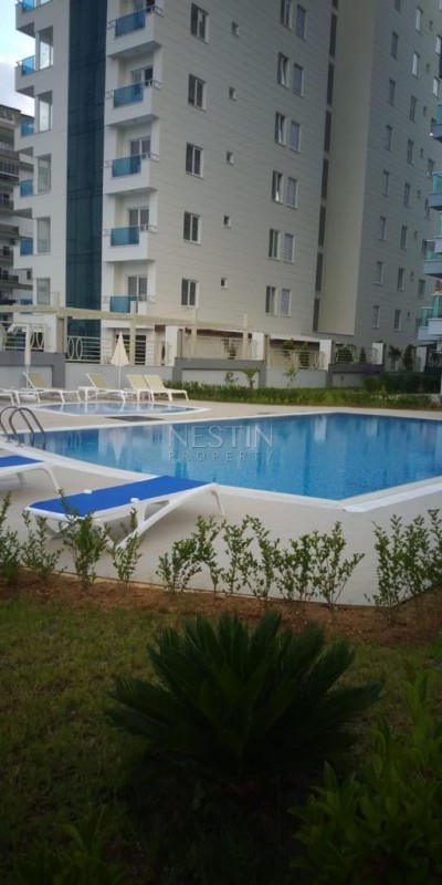 Просторная квартира 1+1 в районе Махмутлар с видом на горы фото 3