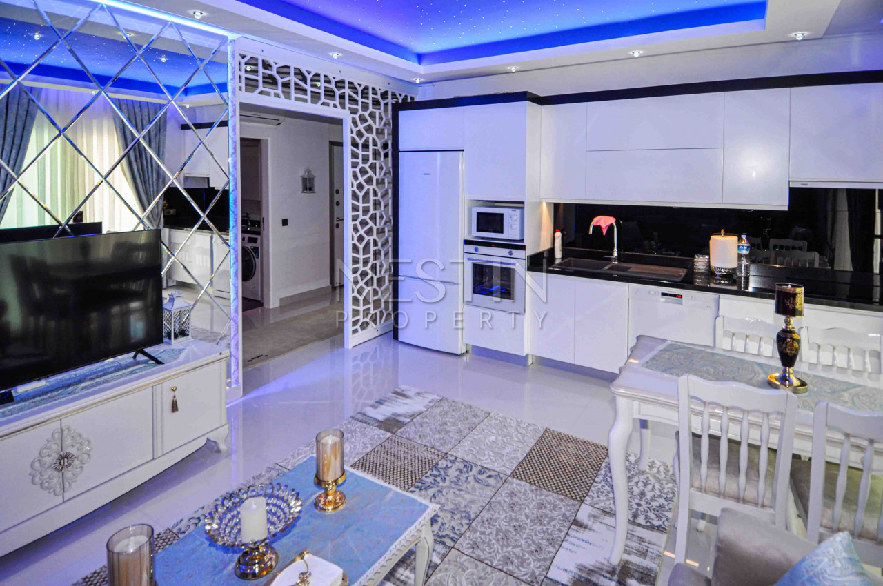 Шикарная квартира 2+1 с частичным видом на море фото 21