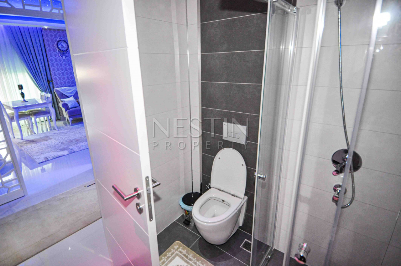 Шикарная квартира 2+1 с частичным видом на море фото 32