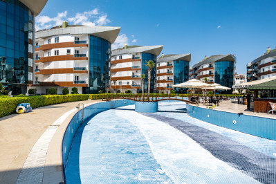 Большая квартира 3+1 двухъярусного типа в городе Анталии, в районе Лиман. фото 2