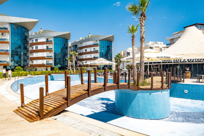 Большая квартира 3+1 двухъярусного типа в городе Анталии, в районе Лиман. фото 4