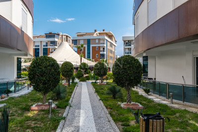 Большая квартира 3+1 двухъярусного типа в городе Анталии, в районе Лиман. фото 8