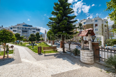 Большая квартира 3+1 двухъярусного типа в городе Анталии, в районе Лиман. фото 10