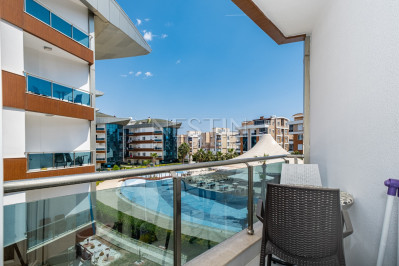 Большая квартира 3+1 двухъярусного типа в городе Анталии, в районе Лиман. фото 11