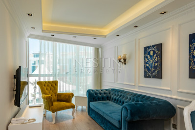 Большая квартира 3+1 двухъярусного типа в городе Анталии, в районе Лиман. фото 14