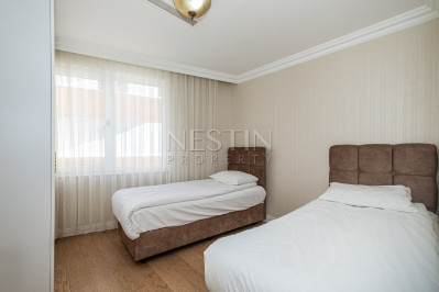 Большая квартира 3+1 двухъярусного типа в городе Анталии, в районе Лиман. фото 16