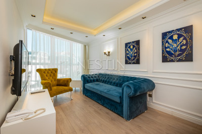 Большая квартира 3+1 двухъярусного типа в городе Анталии, в районе Лиман. фото 25