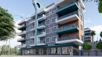 Квартира 1+1 в новом комплексе района Оба с собственным садом фото 1