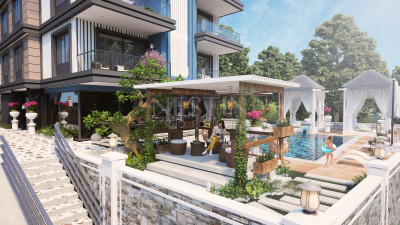 Проект нового жилого комплекса в районе Оба фото 9