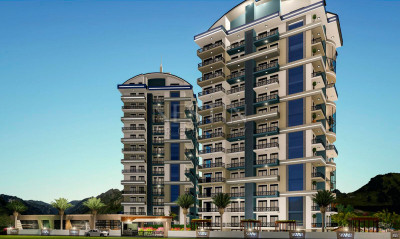 Квартиры 1+1 в новом современном комплексе в районе Махмутлар фото 1