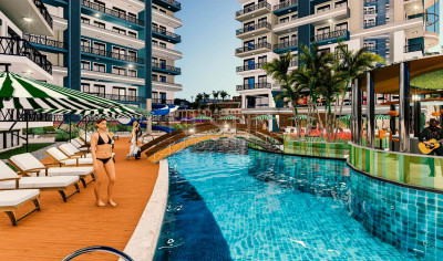 Квартиры 1+1 в новом современном комплексе в районе Махмутлар фото 6