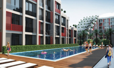 Квартиры отельного типа в районе Кепез - планировка 1+1 фото 7