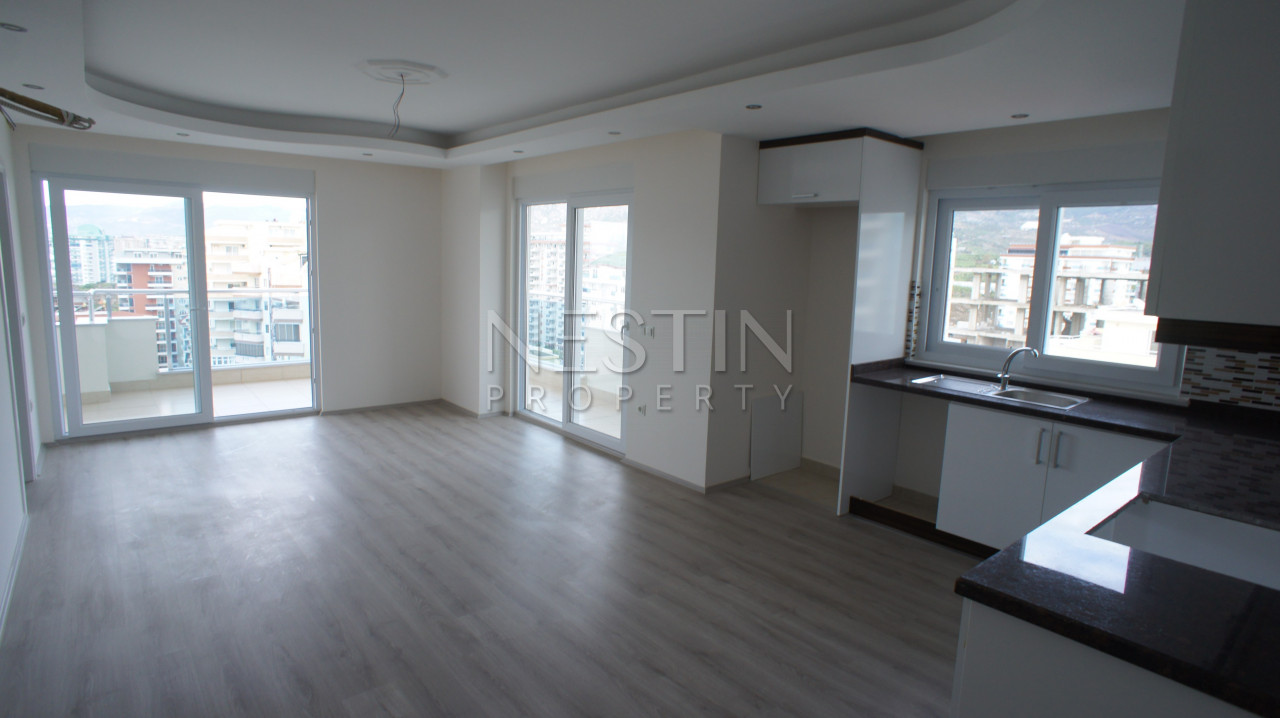 Просторный пентхаус 4+1 с видом на море и горы в районе Махмутлар фото 16