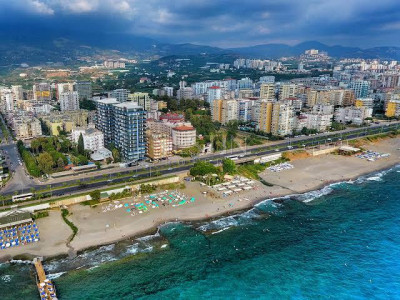 Квартира 1+1 в центре района Махмутлар с видом на море и горы фото 4