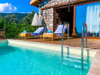 Уютная вилла 4+1 в районе Каш с видом на Средиземное море фото 2