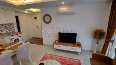 Квартира 1+1 с новой мебелью и техникой в районе Кестель фото 8