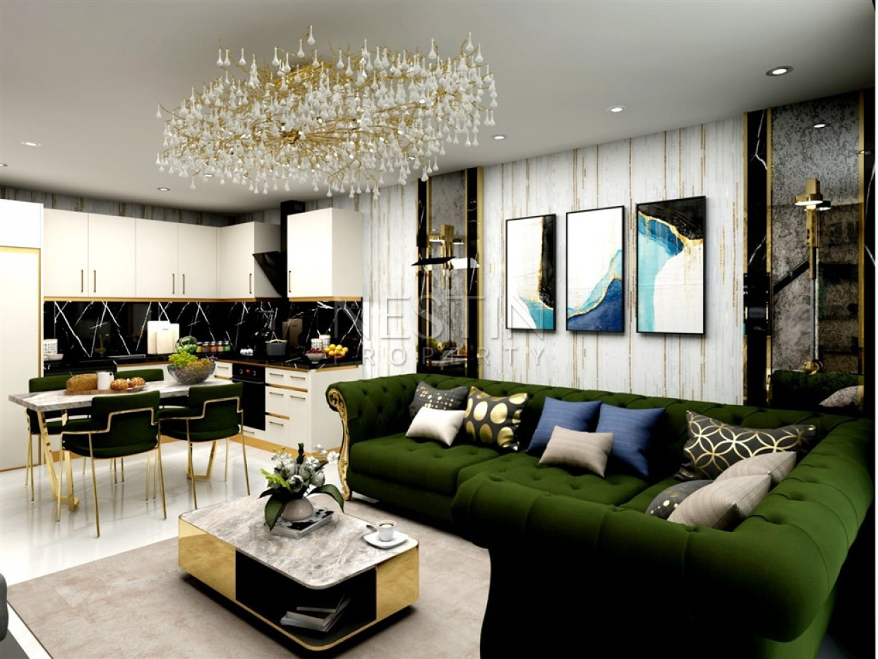 Новый жилой комплекс в районе Оба в 900 м от Средиземного моря фото 29